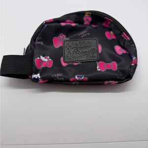 Sanrio Hello Kitty Black and Pink Small Pouch